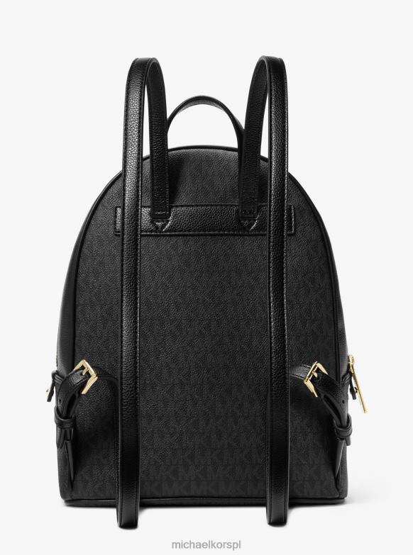 Średni plecak z logo Adina kobiety Michael Kors czarny LHN661221 Akcesoria