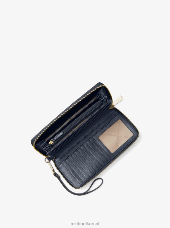 skórzana bransoletka kontynentalna kobiety Michael Kors marynarka wojenna LHN661620 Akcesoria