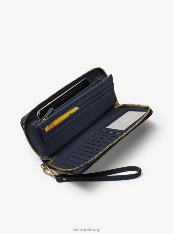 skórzana bransoletka kontynentalna kobiety Michael Kors marynarka wojenna LHN661620 Akcesoria