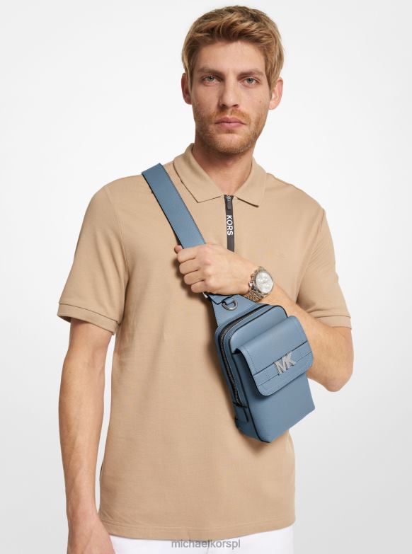 Chusta Hudson ze skóry żwirowej kobiety Michael Kors dżinsowa LHN66796 Akcesoria