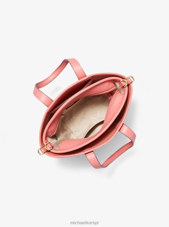 Kimber mała torba typu Tote Bag 2 w 1, perforowana i tłoczona ze sztucznej skóry kobiety Michael Kors róża herbaciana LHN66868 Akcesoria