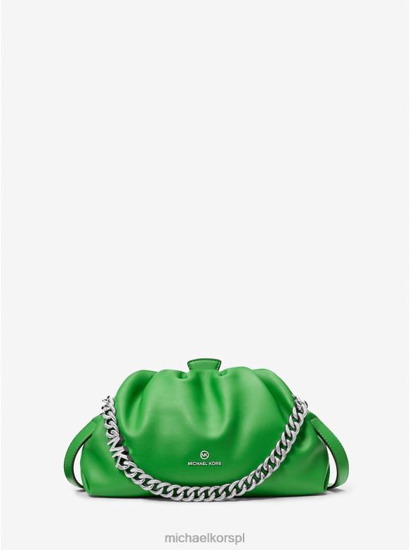 Nola mała torebka na ramię ze sztucznej skóry kobiety Michael Kors palmowa zieleń LHN66984 Akcesoria