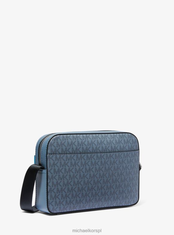 Torba na aparat z logo Cooper kobiety Michael Kors denim, multi LHN66814 Akcesoria