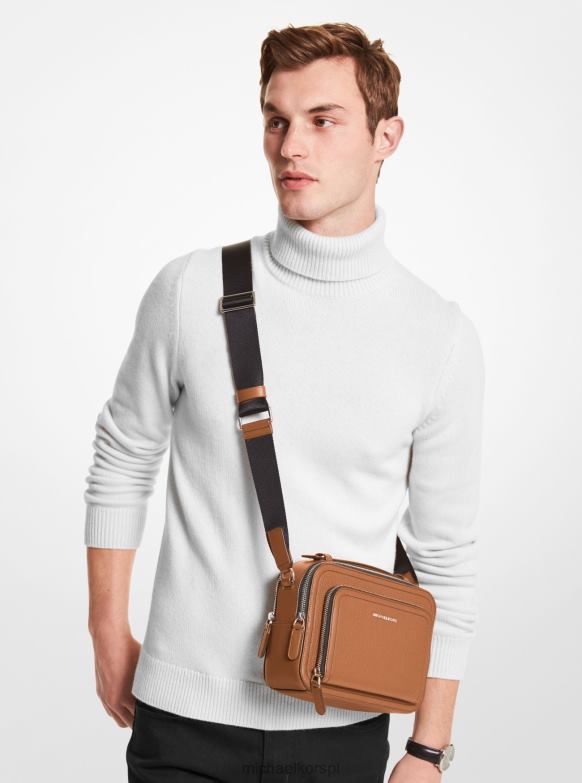 Torebka na ramię marki Hudson ze skóry żwirowej kobiety Michael Kors bagaż LHN66830 Akcesoria