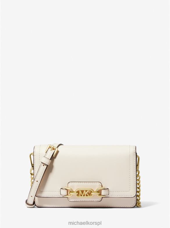 Wrzosowa, bardzo mała skórzana torba na ramię kobiety Michael Kors To krem LHN66917 Akcesoria