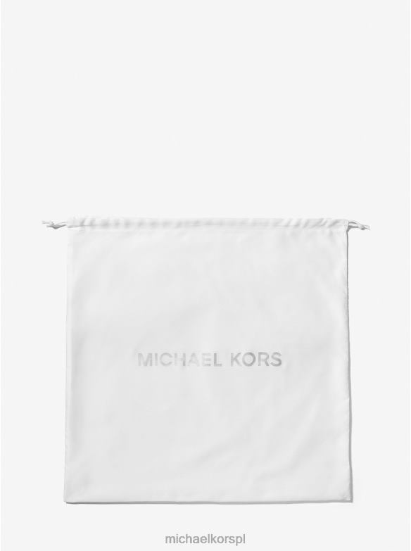 bardzo duży, tkany worek na kurz z logo kobiety Michael Kors biały LHN661034 Akcesoria