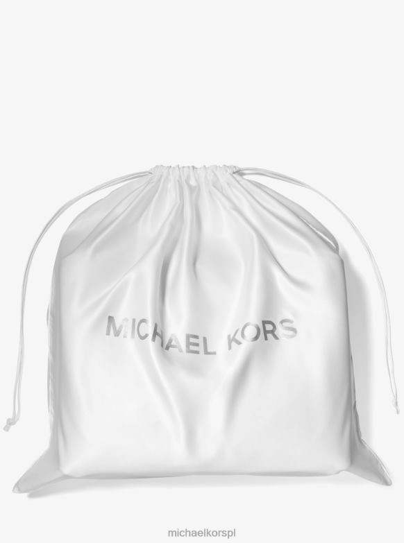 bardzo duży, tkany worek na kurz z logo kobiety Michael Kors biały LHN661034 Akcesoria