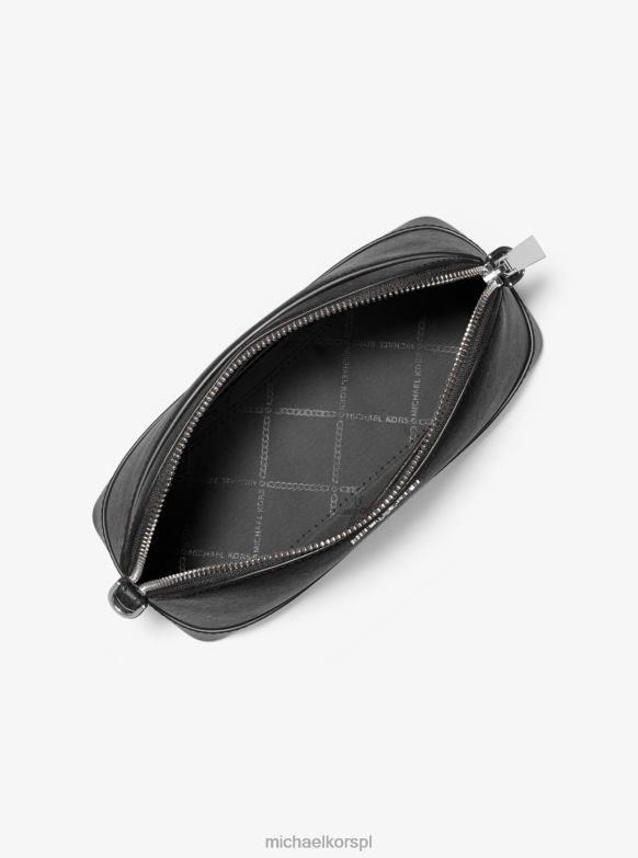 duża torba na ramię ze skóry saffiano kobiety Michael Kors czarny LHN661013 Akcesoria