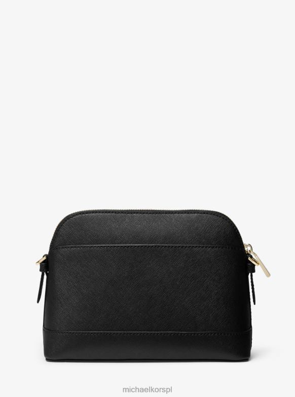 duża torba na ramię ze skóry saffiano kobiety Michael Kors czarny LHN661013 Akcesoria