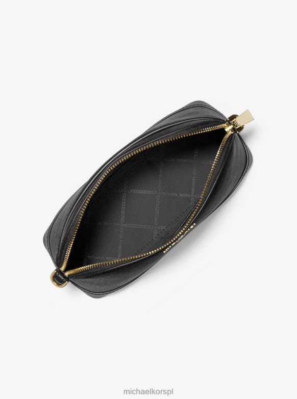 duża torba na ramię ze skóry saffiano kobiety Michael Kors czarny LHN661016 Akcesoria