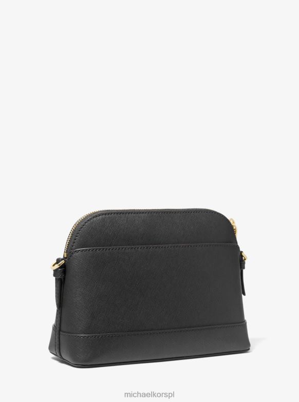 duża torba na ramię ze skóry saffiano kobiety Michael Kors czarny LHN661016 Akcesoria