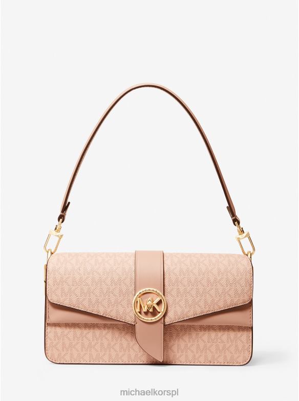 Średnia torba na ramię z logo Greenwich kobiety Michael Kors balet LHN66928 Akcesoria