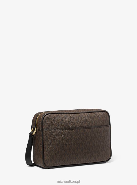 Średnia torba na ramię z logo Parker kobiety Michael Kors brązowy/czarny LHN66691 Akcesoria