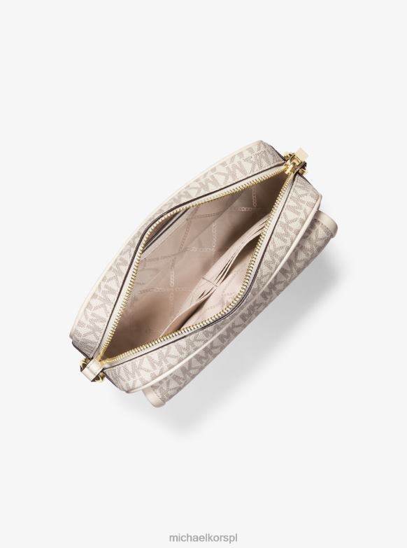 Średnia torba na ramię z logo Parker kobiety Michael Kors van/krem LHN66675 Akcesoria