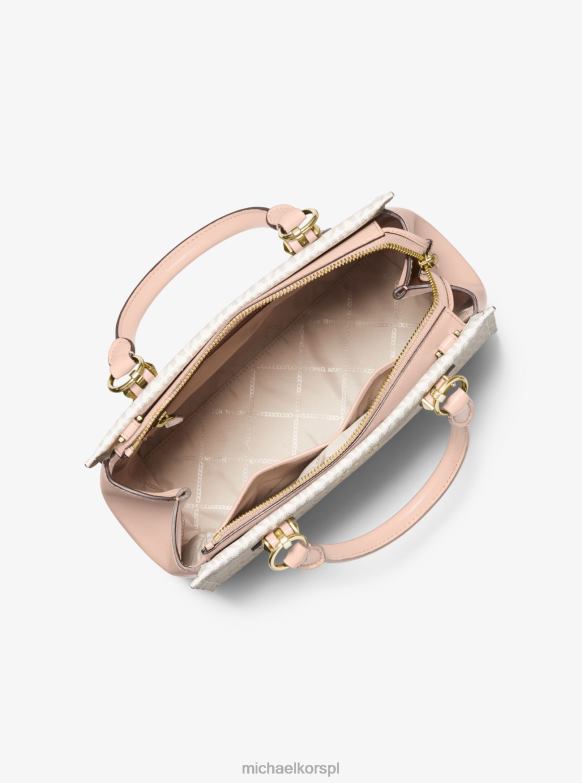 Średnia torebka z logo Marilyn kobiety Michael Kors waniliowy/delikatny róż LHN66899 Akcesoria
