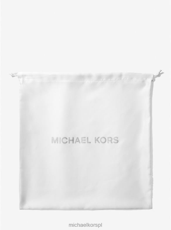 tkany worek na kurz ze średnim logo kobiety Michael Kors biały LHN661033 Akcesoria