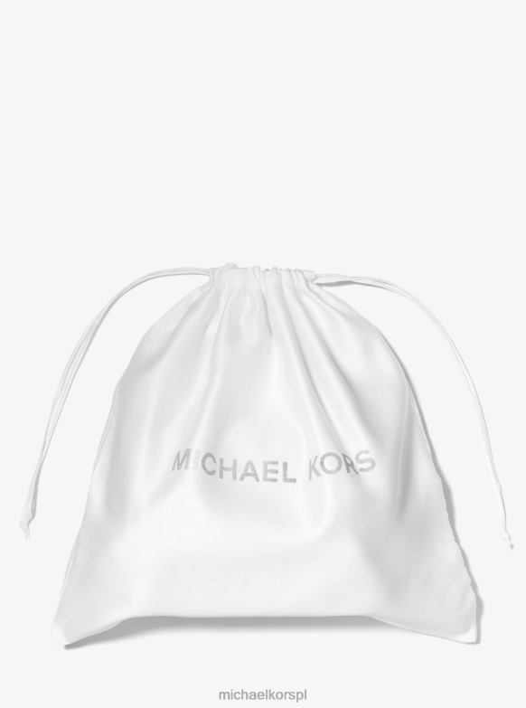 tkany worek na kurz ze średnim logo kobiety Michael Kors biały LHN661033 Akcesoria