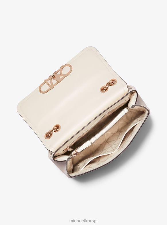 Bardzo duża skórzana torba na ramię Parker kobiety Michael Kors To krem LHN661301 Akcesoria