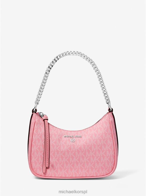 Mała kieszonka z logo Jet Set kobiety Michael Kors skorupa różowa LHN661346 Akcesoria