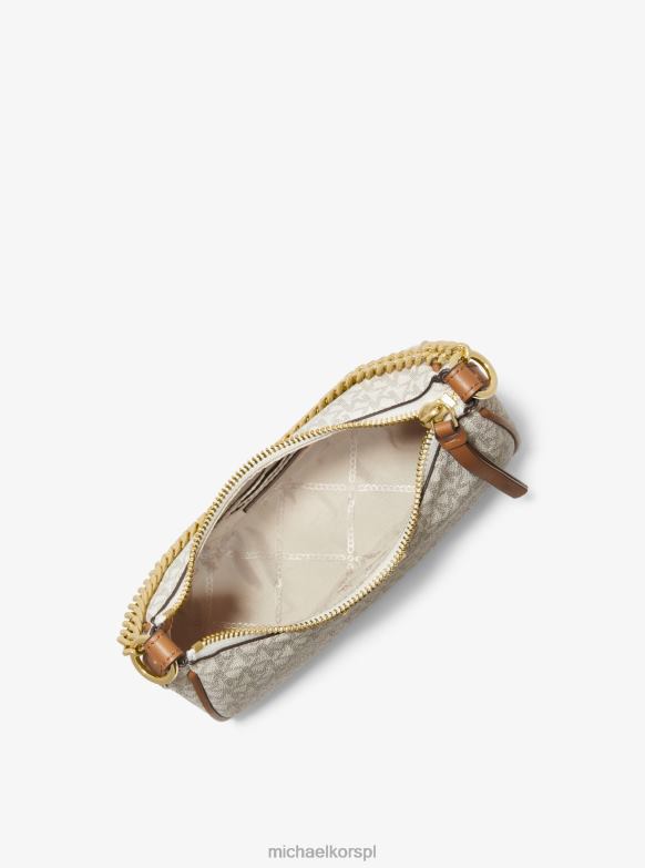 Mała kieszonka z logo Jet Set kobiety Michael Kors wanilia/żołądź LHN661374 Akcesoria