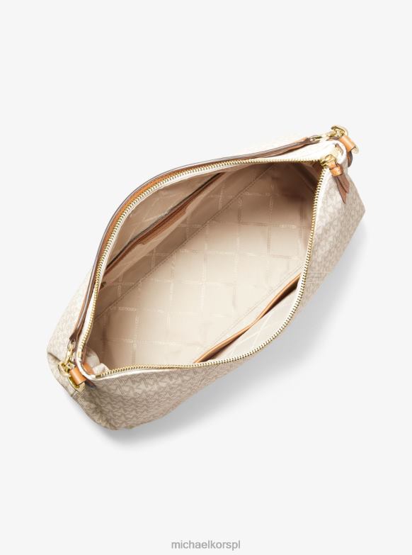 Sienna duża torba na ramię z logo kobiety Michael Kors wanilia/żołądź LHN661388 Akcesoria