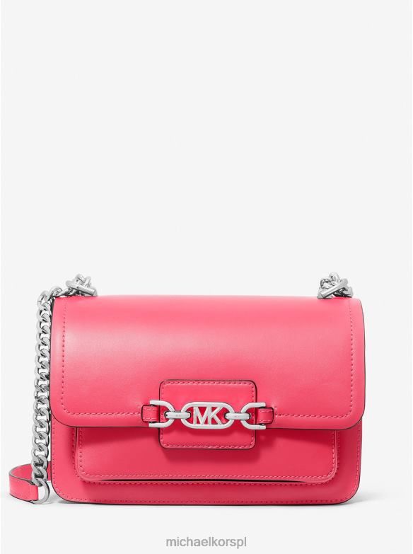 Wrzosowa duża skórzana torba na ramię kobiety Michael Kors pelargonia LHN661309 Akcesoria