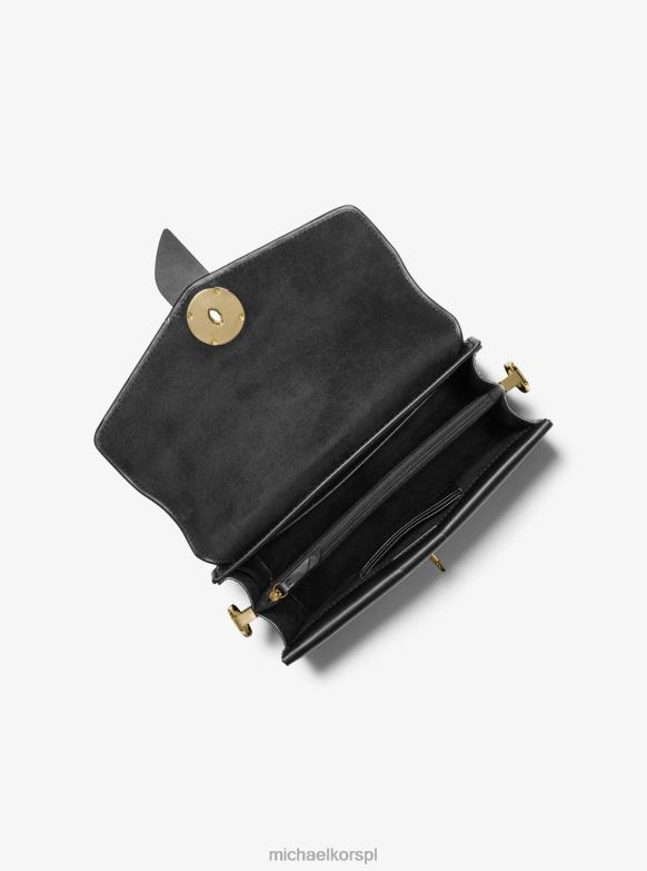 Żakardowa torba na ramię z logo Greenwich kobiety Michael Kors naturalny/czarny LHN661329 Akcesoria