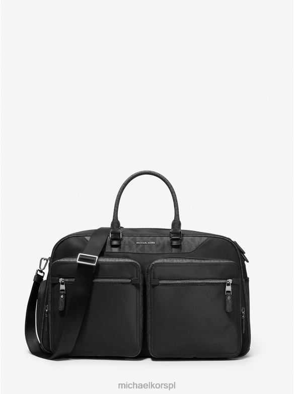 Nylonowa torba sportowa Brooklyn kobiety Michael Kors czarny LHN661573 Akcesoria