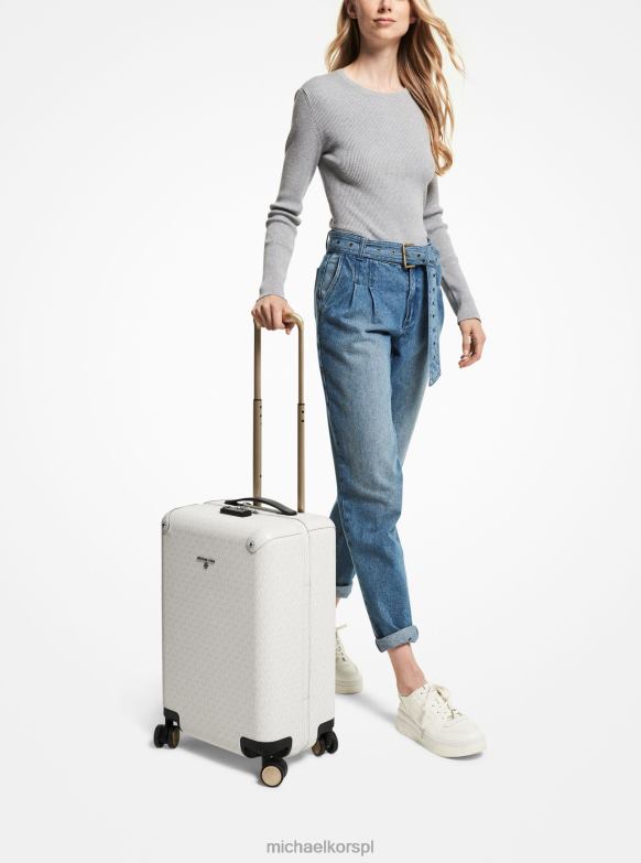walizka z logo kobiety Michael Kors opt/alum LHN661534 Akcesoria