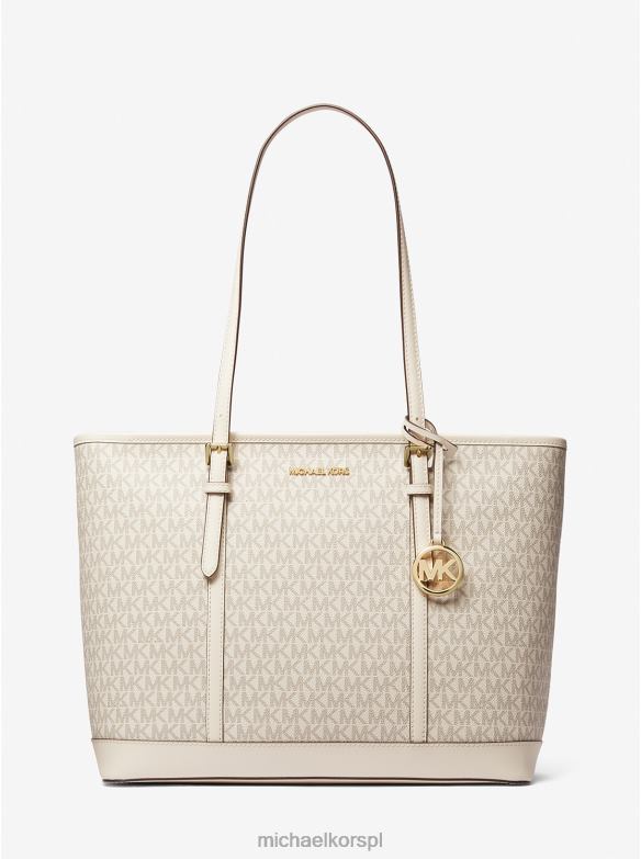 Duża torba typu „jet set travel” z logo kobiety Michael Kors CRM multi LHN661099 Akcesoria