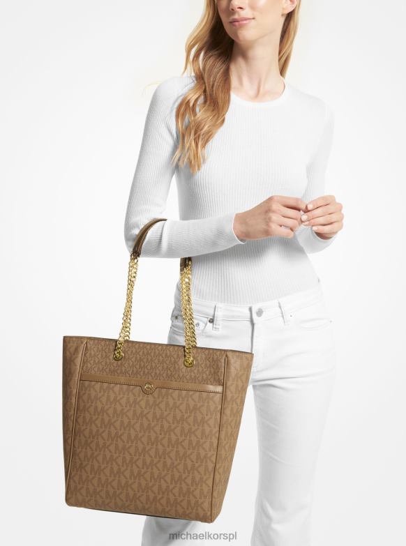 Duża torba z logo Blaire kobiety Michael Kors łuska LHN661168 Akcesoria