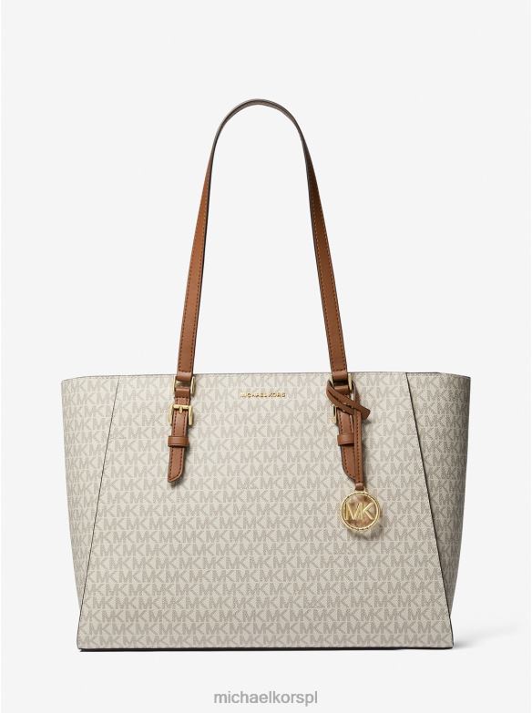 Duże logo Sally 2 w 1 i torba ze sztucznej skóry kobiety Michael Kors wanilia/żołądź LHN661124 Akcesoria