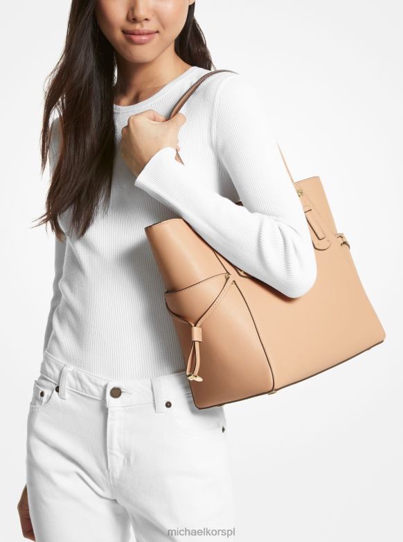 Mała torebka typu shopper voyager ze skóry saffiano kobiety Michael Kors Ostryga LHN661066 Akcesoria