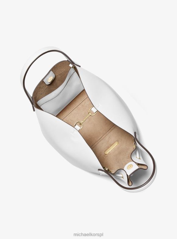 Phoebe duża torebka typu worek ze sztucznej skóry kobiety Michael Kors optyczna biel LHN661134 Akcesoria