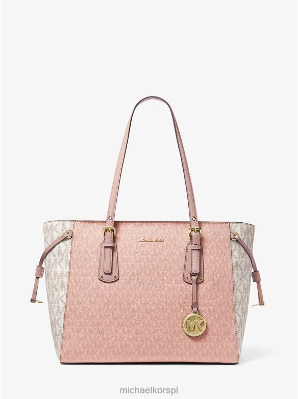 Torba typu shopper voyager z blokami kolorów i logo w kolorze średnim kobiety Michael Kors balet multi LHN661054 Akcesoria