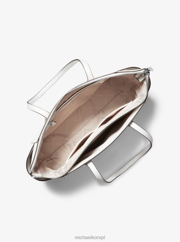 Torebka Marilyn ze skóry saffiano średniej wielkości kobiety Michael Kors optyczna biel LHN661045 Akcesoria