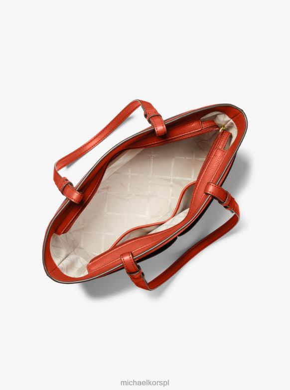 Średniej wielkości torba Bedford ze sztucznej skóry kobiety Michael Kors głęboka pomarańcza LHN661172 Akcesoria