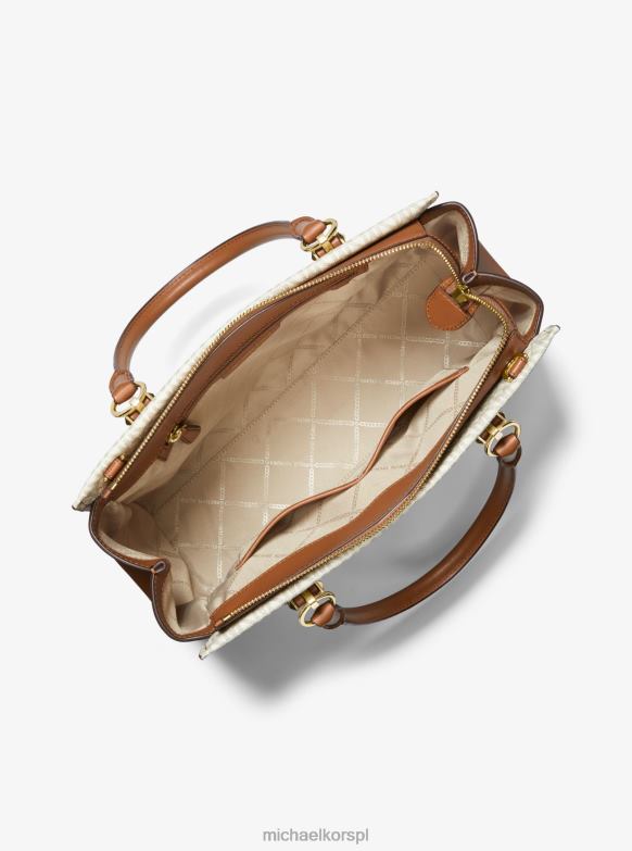 Duża torba z logo Marilyn kobiety Michael Kors wanilia/żołądź LHN661396 Akcesoria