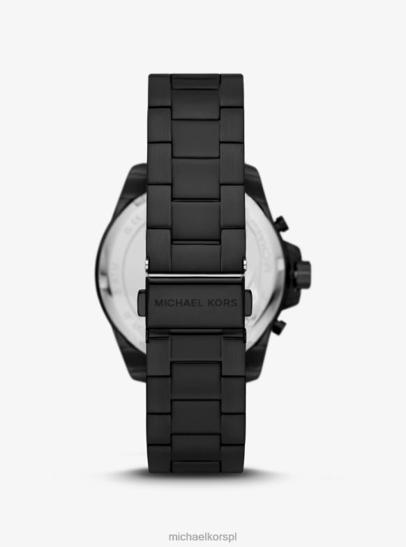 ponadgabarytowy dwukolorowy zegarek Wren kobiety Michael Kors czarny LHN662433 Akcesoria