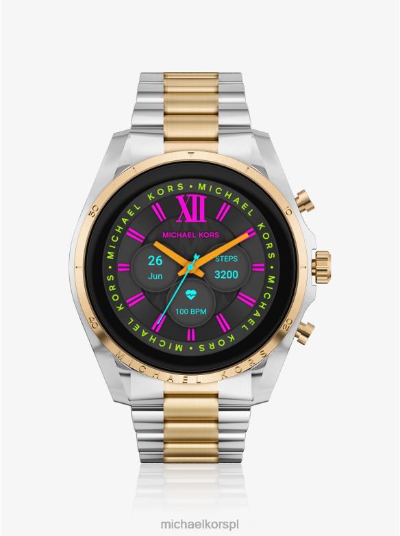 Dwukolorowy smartwatch Bradshaw gen 6 kobiety Michael Kors dwutonowy LHN662355 Akcesoria