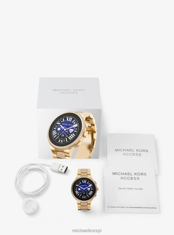 Smartwatch Gen 6 Camille Pave w kolorze złotym kobiety Michael Kors złoto LHN662353 Akcesoria