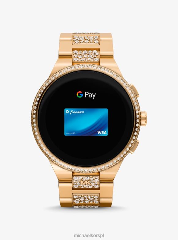 Smartwatch Gen 6 Camille Pave w kolorze złotym kobiety Michael Kors złoto LHN662353 Akcesoria
