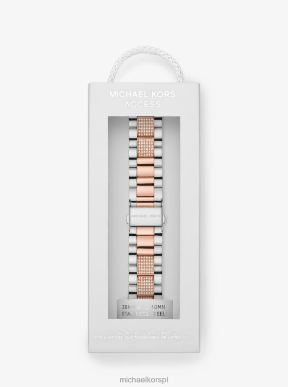 utorować dwukolorowy pasek do zegarka Apple kobiety Michael Kors dwutonowy LHN662359 Akcesoria