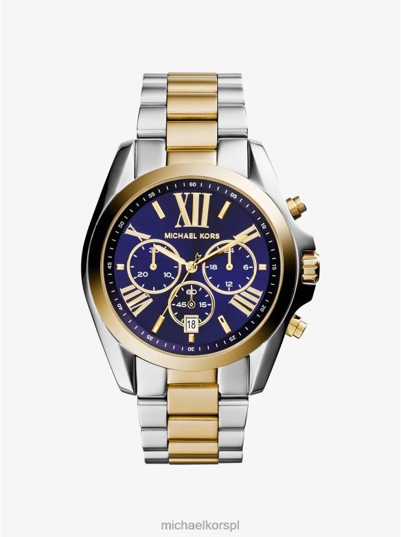 duży, dwukolorowy zegarek Bradshaw kobiety Michael Kors dwutonowy LHN662416 Akcesoria