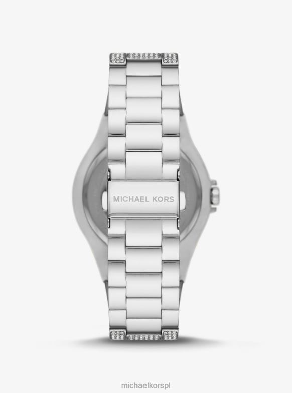 duży zegarek Lennox Pave w kolorze srebrnym kobiety Michael Kors srebro LHN662418 Akcesoria