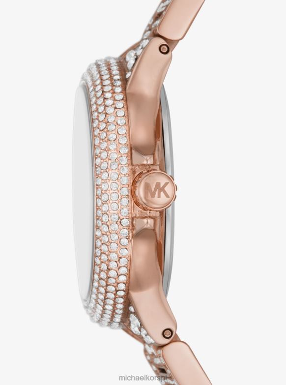 Zegarek Mini Camille Pave w kolorze różowego złota kobiety Michael Kors różowe złoto LHN662367 Akcesoria