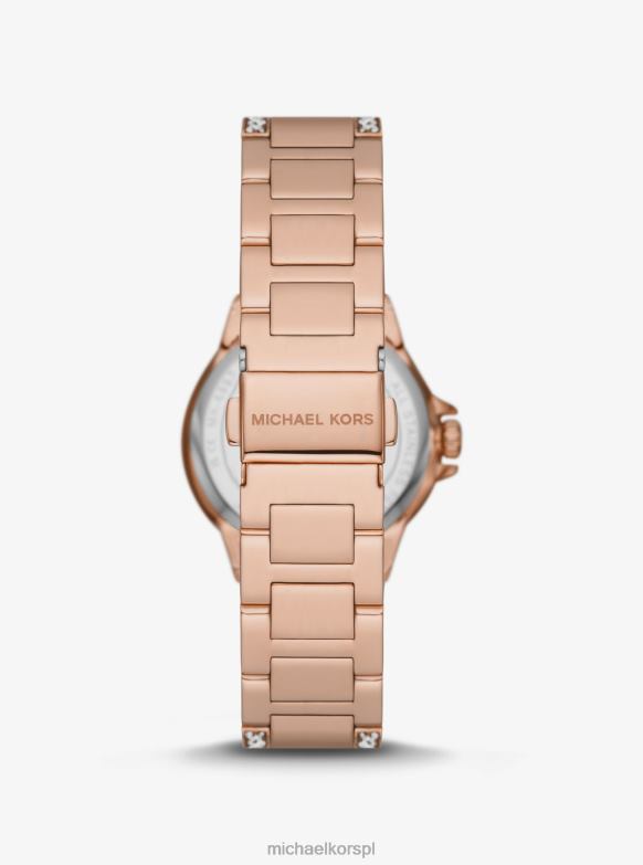 Zegarek Mini Camille Pave w kolorze różowego złota kobiety Michael Kors różowe złoto LHN662367 Akcesoria