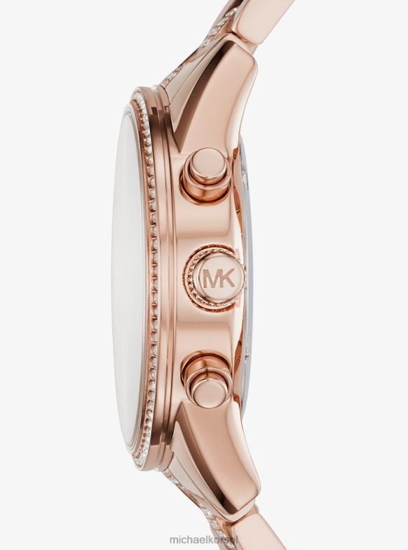 Zegarek Ritz Pave w kolorze różowego złota kobiety Michael Kors różowe złoto LHN662381 Akcesoria