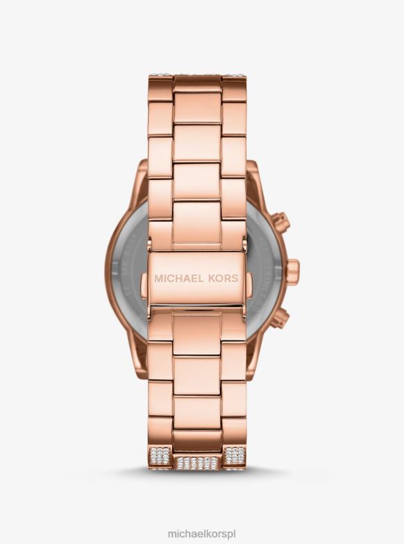 Zegarek Ritz Pave w kolorze różowego złota kobiety Michael Kors różowe złoto LHN662386 Akcesoria