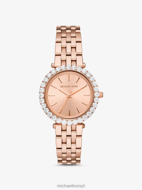 Zegarek darci pave w kolorze różowego złota kobiety Michael Kors różowe złoto LHN662379 Akcesoria